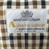 アクアスキュータム AQUASCUTUM 60-70S 英国製 裏地チェック パイピング コットン ポリ キルティング ジャケット メンズ