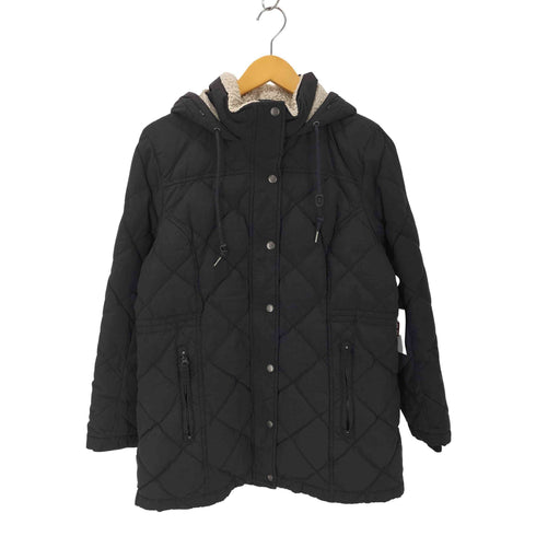 エディーバウアー Eddie Bauer フーデッド キルティングジャケット レディース PL
