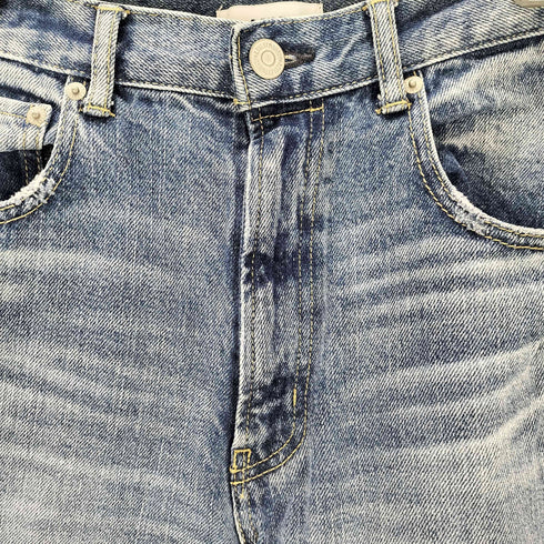 アズールバイマウジー AZUL by moussy ハイウエストワイドデニム レディース JPN:L