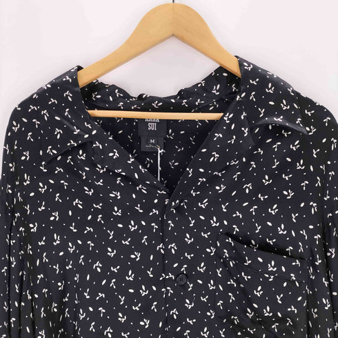 アナスイ ANNA SUI USA製 サテンオープンカラーシャツ メンズ JPN:M