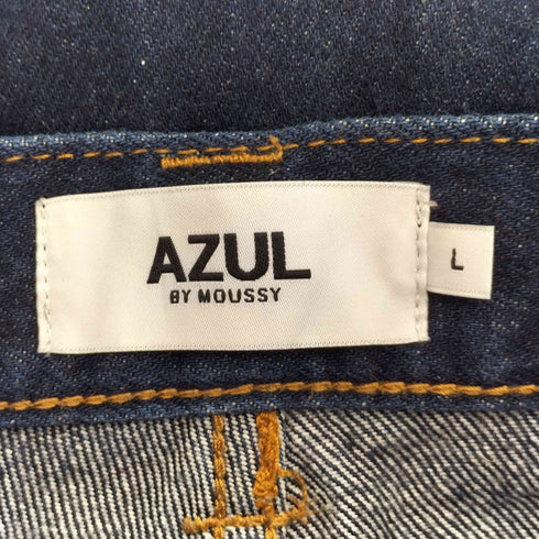 アズールバイマウジー AZUL by moussy ハイウエストワイドデニム レディース JPN:L