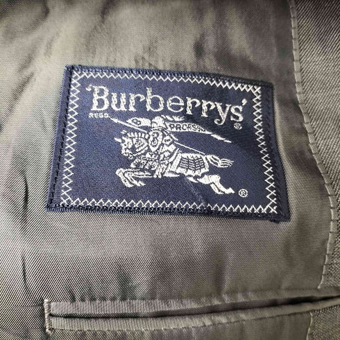 バーバリーズ BURBERRYS 90S 裏地 背抜き ウール 2B テーラード ジャケット メンズ 98-88-175A86