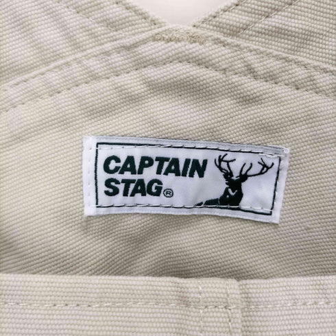キャプテンスタッグ CAPTAIN STAG ロゴパッチオーバーオール メンズ