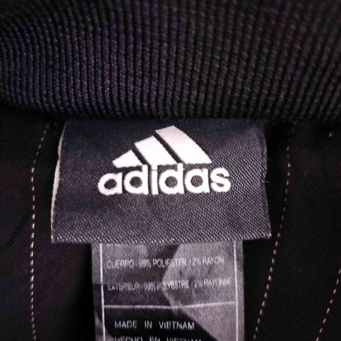 アディダス adidas JERSEY ピンストライプブルゾン メンズ import:L