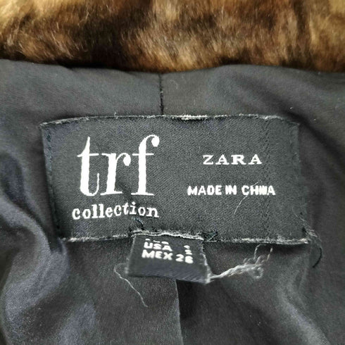 ザラ ZARA TRF ファーフーデットコート レディース import:S
