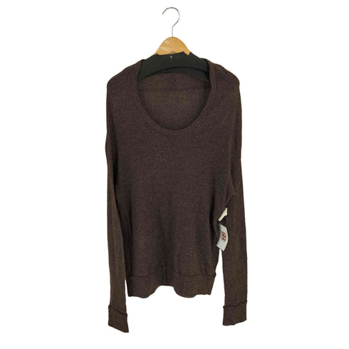 ワイズ Ys 17AW Uネック ウールリネンニット レディース JPN:2