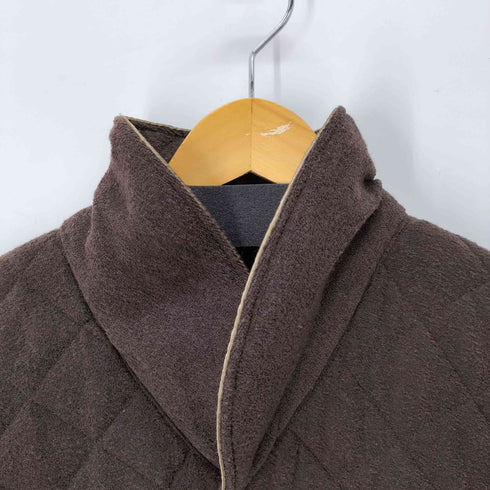 LINEA MONICA ダイヤキルティングショールカラーコート メンズ 3L