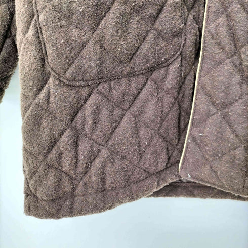 LINEA MONICA ダイヤキルティングショールカラーコート メンズ 3L