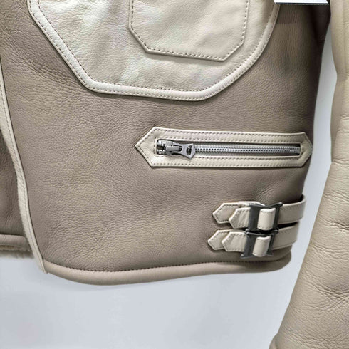 ネイバーフッド NEIGHBORHOOD 17AW THUNDERBOLT-M/M-JKT カウレザームートンジャケット メンズ JPN:M