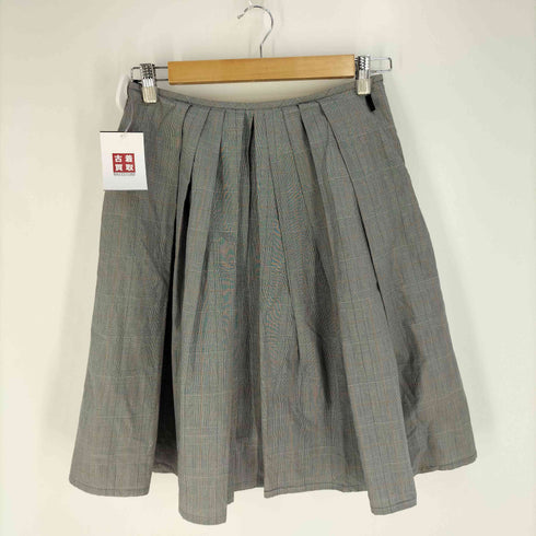 ポールスミスブラック Paul Smith BLACK 裏地総柄 ガンクラブチェック 1B テーラードジャケット スカート レディース JK:42 SK:40