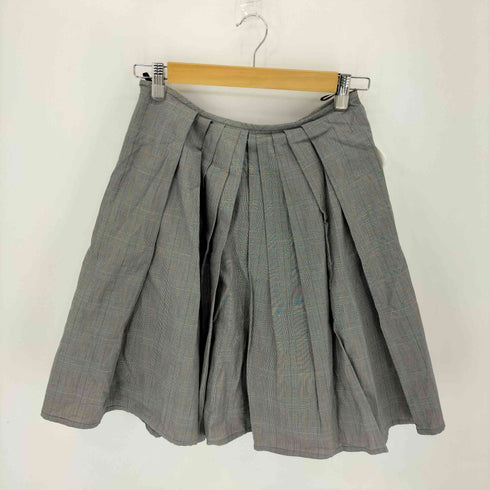 ポールスミスブラック Paul Smith BLACK 裏地総柄 ガンクラブチェック 1B テーラードジャケット スカート レディース JK:42 SK:40