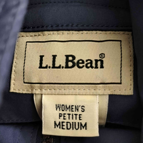 エルエルビーン L.L.Bean フード チェックライナー付 ハイネック ロングコート レディース import:M