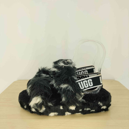 アグ UGG OH YEAH SPOTS ファーサンダル レディース JPN:24