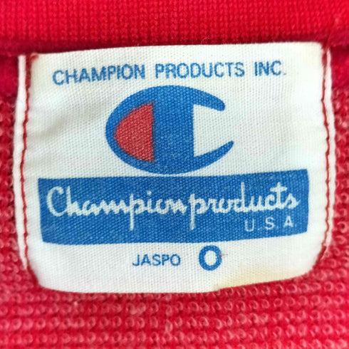 チャンピオン Champion 80S 日本製 ロゴ刺繍トラックジャケット メンズ O