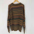 NEW RIVER ジャガード柄 クルーネックニット メンズ import:M