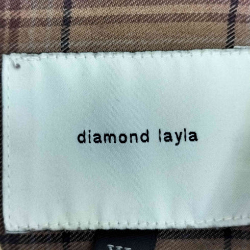 ダイアモンドレイラ DIAMOND LAYLA オーバーフィットチェックシャツ メンズ JPN:XL