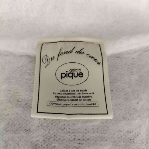 ジェラートピケ gelato pique フェザーロングカーディガン レディース ONE SIZE