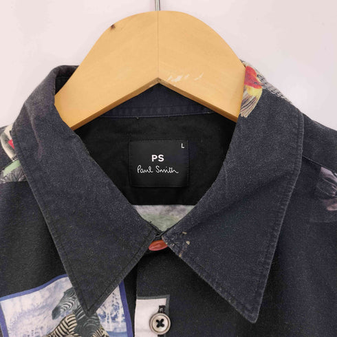 ポールスミス Paul Smith 19SS コラージュフォトプリントシャツ メンズ import:L