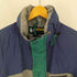 エディーバウアー Eddie Bauer 90S EBTEK GORE-TEX NYLON JACKET パッカブル フード 比翼 ラバーロゴ リップストップ 切替 ナイロン ジャケット ゴアテックス メンズ import:L