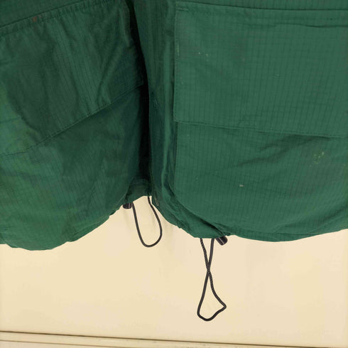 エディーバウアー Eddie Bauer 90S EBTEK GORE-TEX NYLON JACKET パッカブル フード 比翼 ラバーロゴ リップストップ 切替 ナイロン ジャケット ゴアテックス メンズ import:L