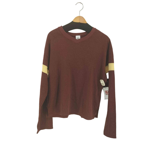 ロクビューティーアンドユースユナイテッドアローズ 6 BEAUTY & YOUTH UNITED ARROWS FOOT BALL LONG SLEEVE T-SHIRT/Tシャツ レディース FREE