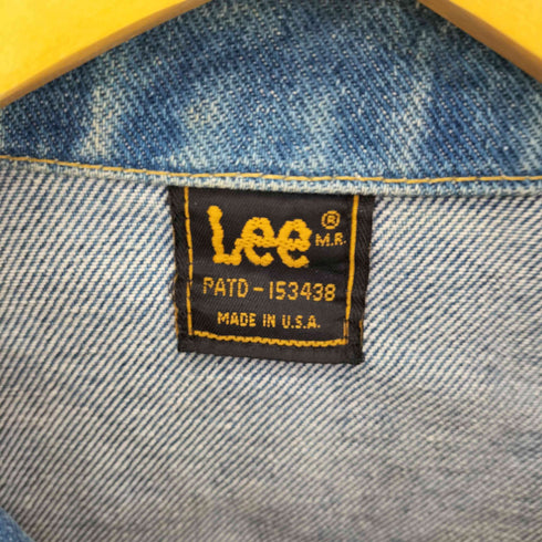 リー Lee 80S~90S USA製 220-J PATD-153438 デニムジャケット メンズ