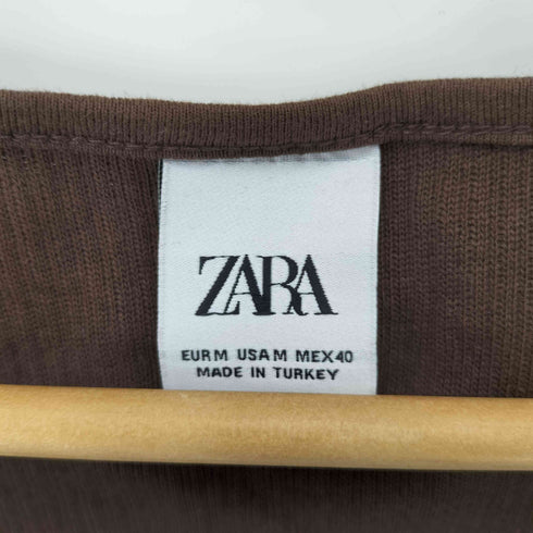 ザラ ZARA クロシェハット ベスト メンズ import:S