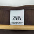 ザラ ZARA クロシェハット ベスト メンズ import:S
