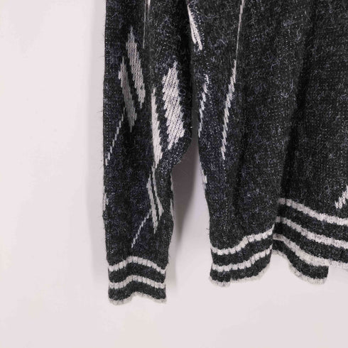 ロンドンフォグ LONDON FOG 90s USA製 アーガイル柄ニット メンズ import:XL