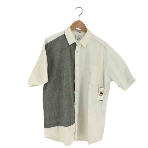 ミスタージェントルマン MR.GENTLEMAN MODERN 柄切替 S/S シャツ メンズ import:L