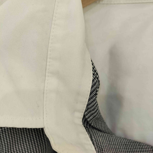 ミスタージェントルマン MR.GENTLEMAN MODERN 柄切替 S/S シャツ メンズ import:L