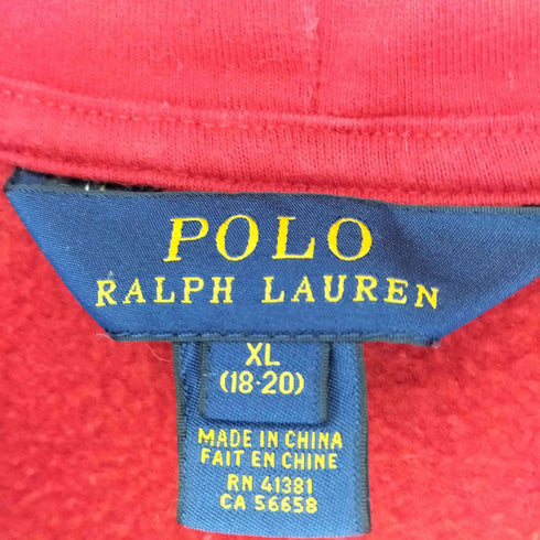 ポロラルフローレン POLO RALPH LAUREN Basic Full Zip Hoodie ポニー刺繍 ジップアップパーカー メンズ import:XL