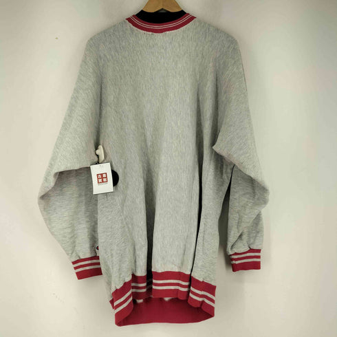 チャンピオン Champion 90s USA製 REVERSE WEAVE 目刺繍 リブライン クルーネック スウェット ボロ 襤褸 メンズ JPN:XXL