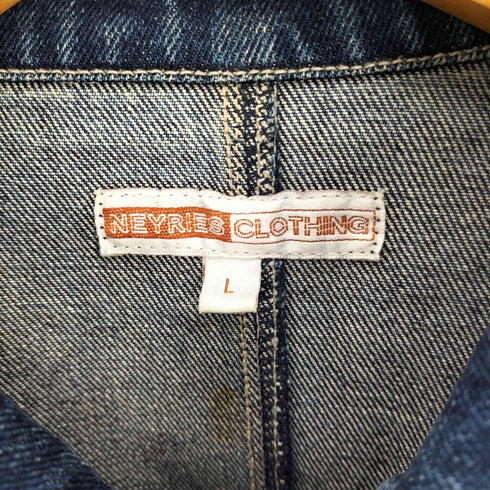 NEYRIES CLOTHING 4P デニム カバーオールジャケット ドーナツボタン メンズ JPN:L