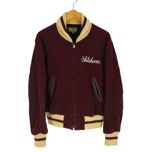 シュガーケーン SUGAR CANE STYLE EYES SPORTSWEAR OKLAHOM TALON リブライン コーデュロイ スタジャン メンズ 40R