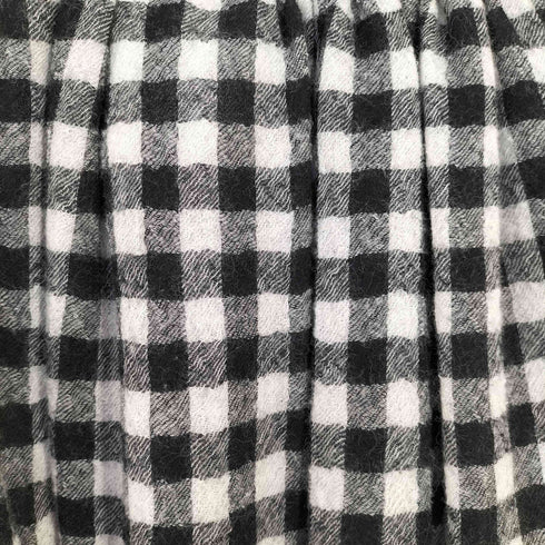 タオコムデギャルソン tao COMME des GARCONS AD2024 先染ウールツイルギンガムチェックスカート レディース