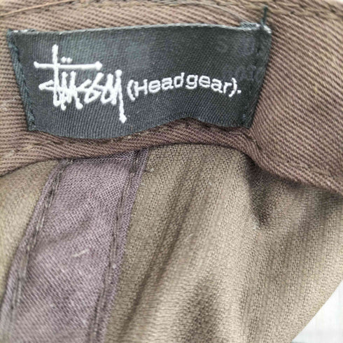 ステューシー Stussy 90-00s HeadGear USA製 コーデュロイキャップ レディース