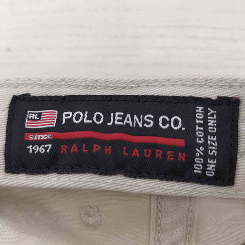 ポロジーンズカンパニーラルフローレン POLO JEANS COMPANY RALPH LAUREN ロゴ刺繍 6パネルキャップ メンズ