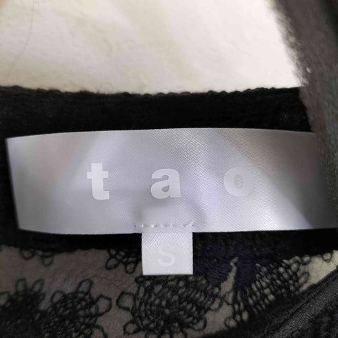タオコムデギャルソン tao COMME des GARCONS AD2024 変形シースルー花柄ワンピース レディース JPN:S