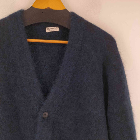 ビューティーアンドユースユナイテッドアローズ BEAUTY & YOUTH UNITED ARROWS シャギー モヘヤ Vカーディガン メンズ JPN:L