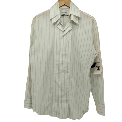 アーネストダブルベーカー ERNEST W.BAKER 19SS ストライプ柄 ダブルカラー ロングスリーブシャツ メンズ import:XS