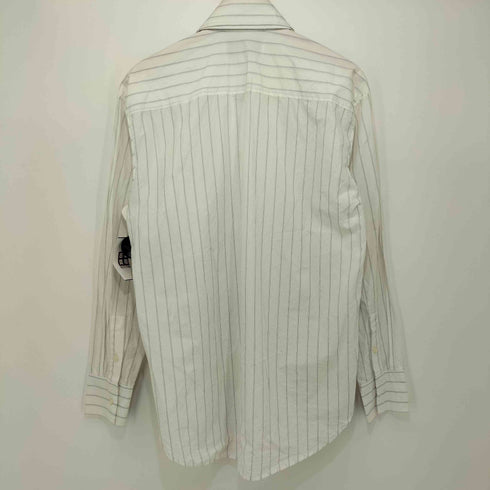 アーネストダブルベーカー ERNEST W.BAKER 19SS ストライプ柄 ダブルカラー ロングスリーブシャツ メンズ import:XS
