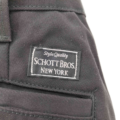 ショットブロス SCHOTT BROS. USA製 T/Cクロス ワークパンツ メンズ 34