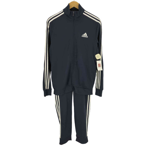 アディダス adidas 21AW Primegreen Essentials 3-Stripes Track Suit エッセンシャルズ 3ストライプス トラックスーツ ジャージ セットアップ メンズ XO