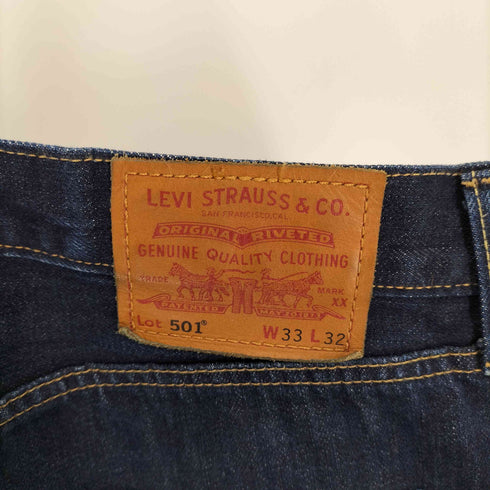 リーバイス Levis PREMIUM 501 ORIGINAL BUTTON FLY CONE DENIM JEANS オリジナル ボタンフライ コーン デニム パンツ ビッグE メンズ W:33 L:32