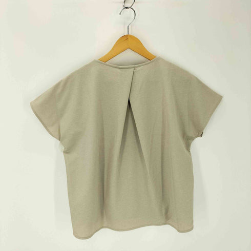 ユナイテッドアローズグリーンレーベルリラクシング UNITED ARROWS green label relaxing FFC リネンライク キーネック ショートスリーブ プルオーバー カットソー レディース