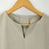 ユナイテッドアローズグリーンレーベルリラクシング UNITED ARROWS green label relaxing FFC リネンライク キーネック ショートスリーブ プルオーバー カットソー レディース