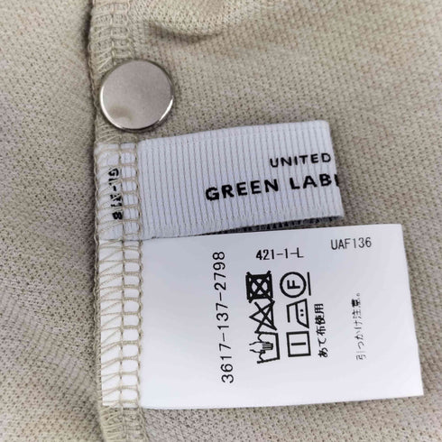 ユナイテッドアローズグリーンレーベルリラクシング UNITED ARROWS green label relaxing FFC リネンライク キーネック ショートスリーブ プルオーバー カットソー レディース
