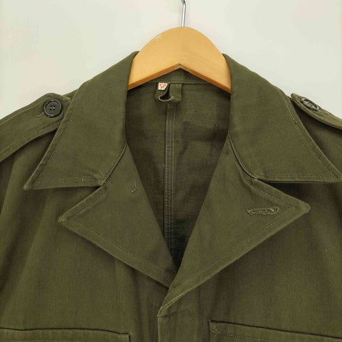 ダッチアーミー DUTCH ARMY MVO ステンシルプリント JUMPSUIT フラップポケット エポレット オーバーポケット ジャンプスーツ 比翼 メンズ 50
