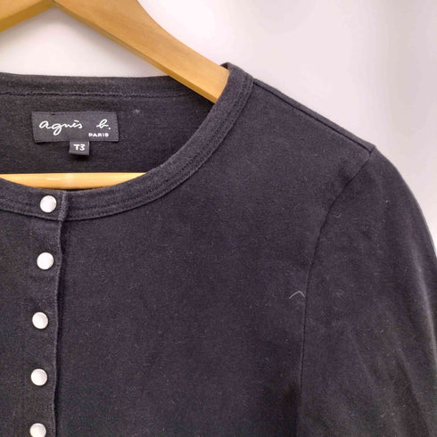 アニエスベー agnes b. プレッションカーディガン レディース T3